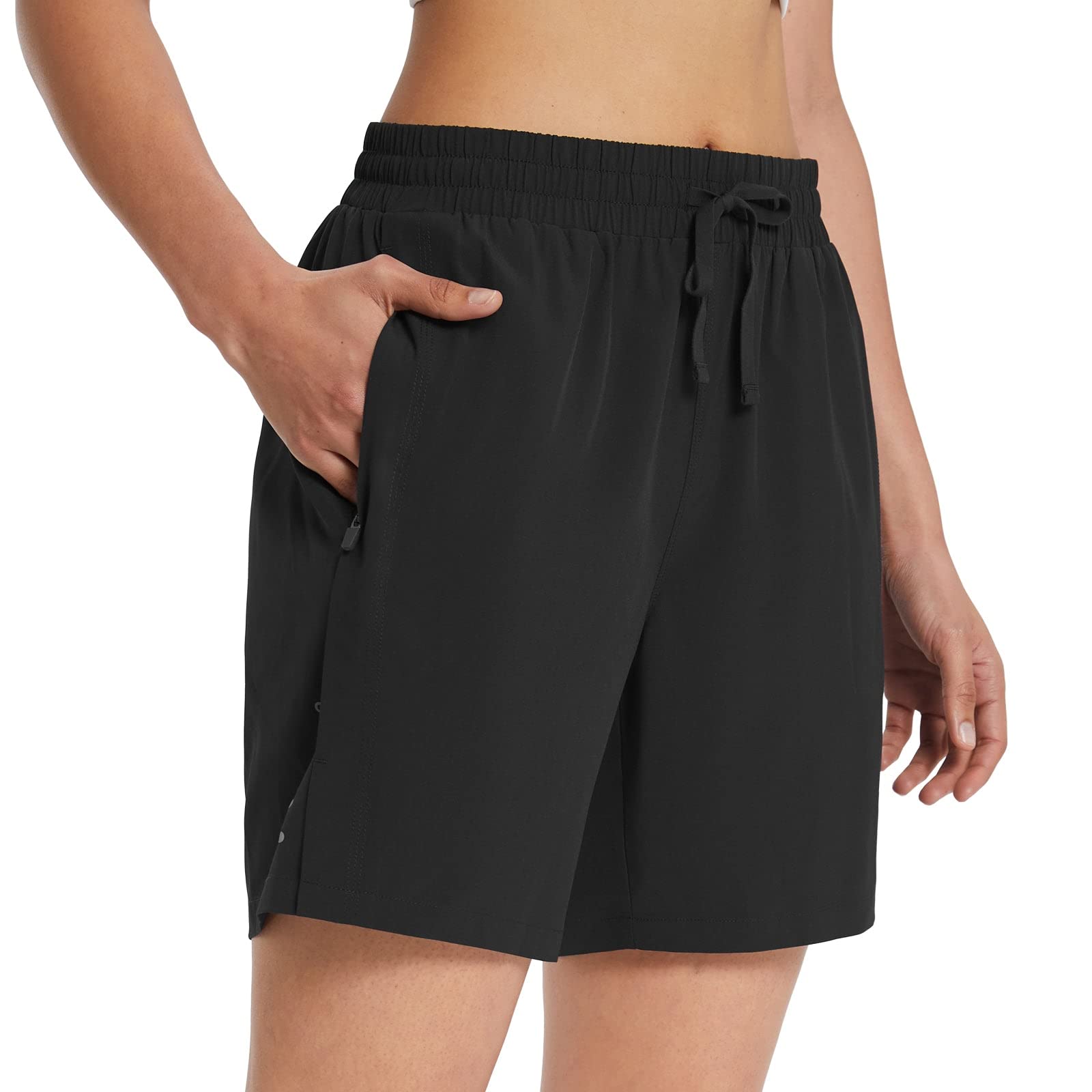 BALEAF Women's Soft Running Shorts - Lightweight, Breathable & Comfortable for Yoga, Gym, Workout & Outdoor Activities