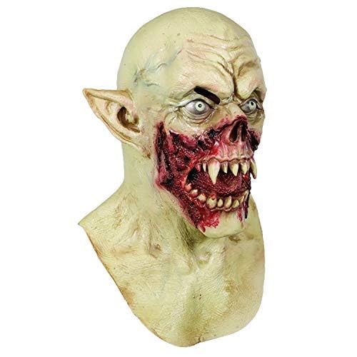 MOLEZU Vampire Mask for Adults - Scary Horror Zombie Demon Monster Mask for Halloween Costume Party | Perfect for Trick or Treat, Cosplay & Horror Theme Events