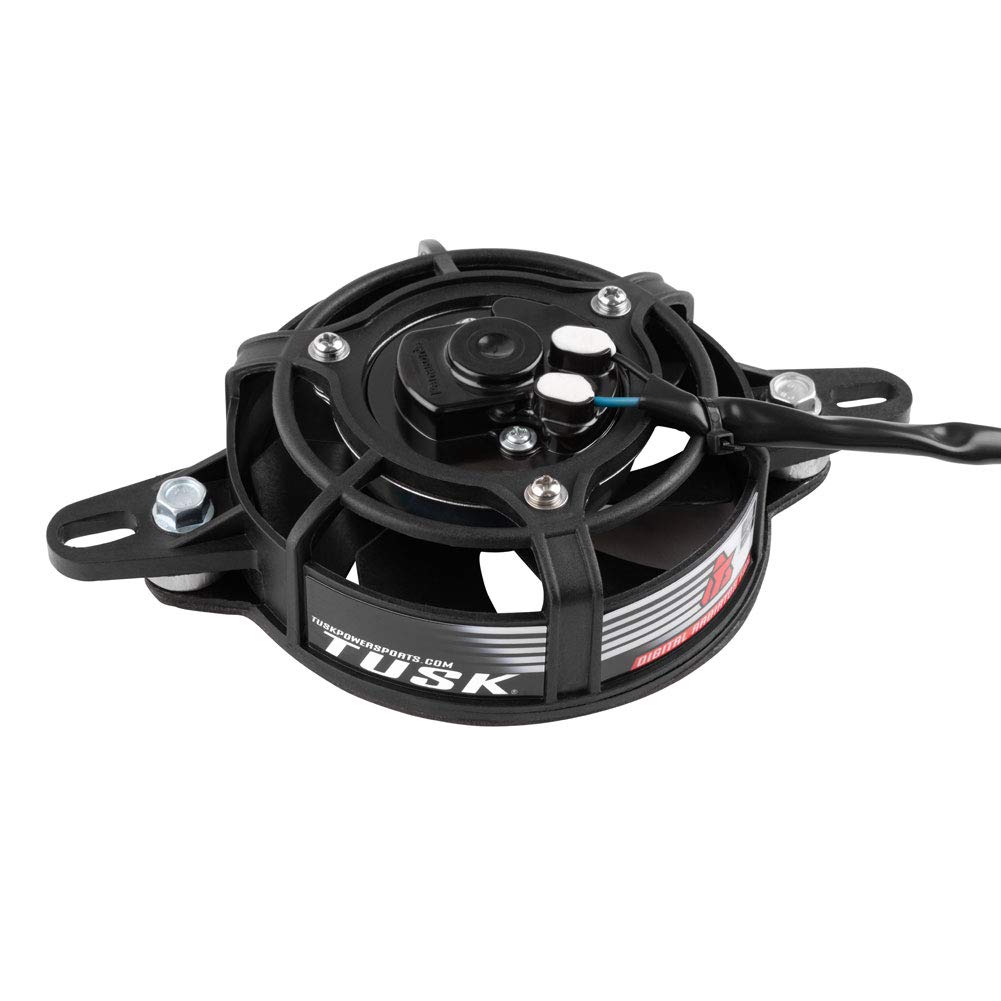Universal Tusk Digital Radiator Fan Kit - High Performance Cooling System for Motorcycles, ATVs & UTVs - Perfect for Off-Road Adventures & Hot Weather Riding