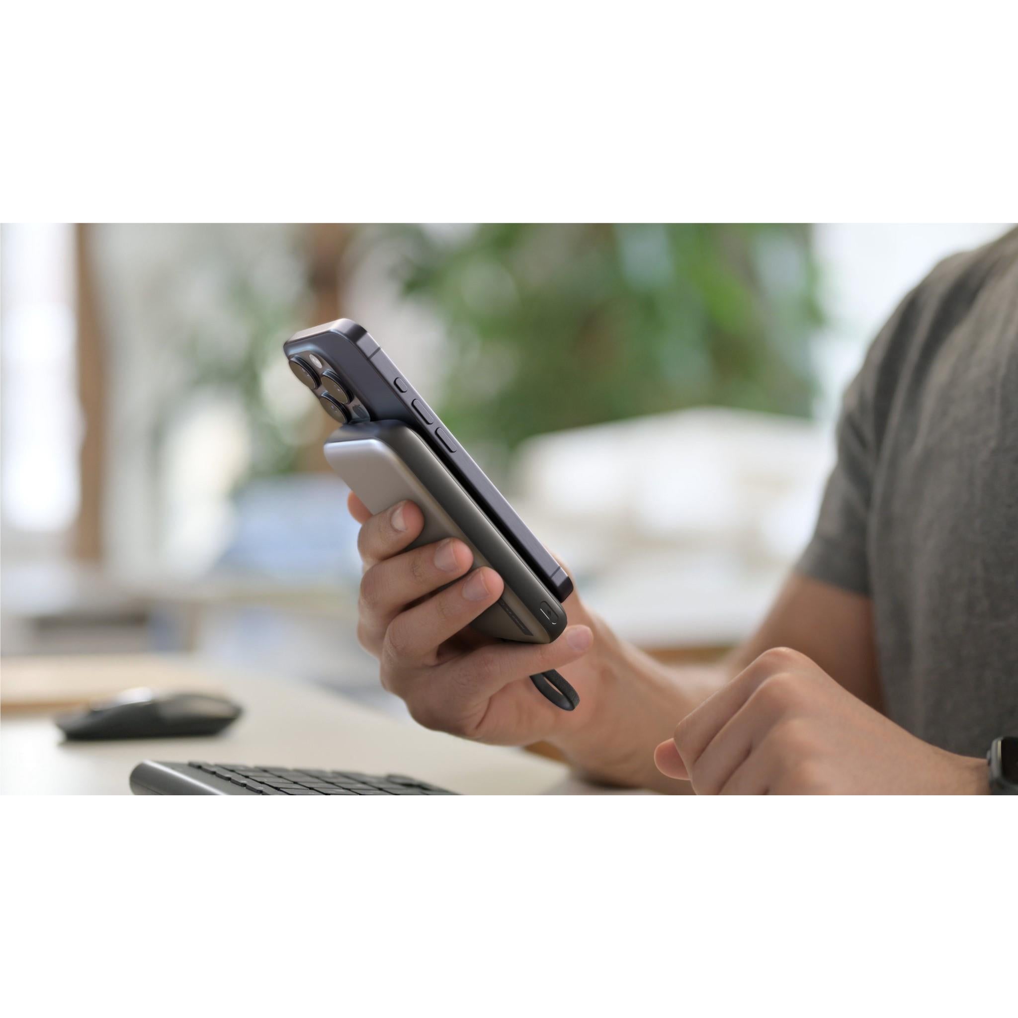 ALOGIC Link 10,000mAh Magnetic Wireless Power Bank with USB-C Fast Charging - Portable Charger for iPhone, Android, AirPods & More - Perfect for Travel, Camping & Emergency Power Backup