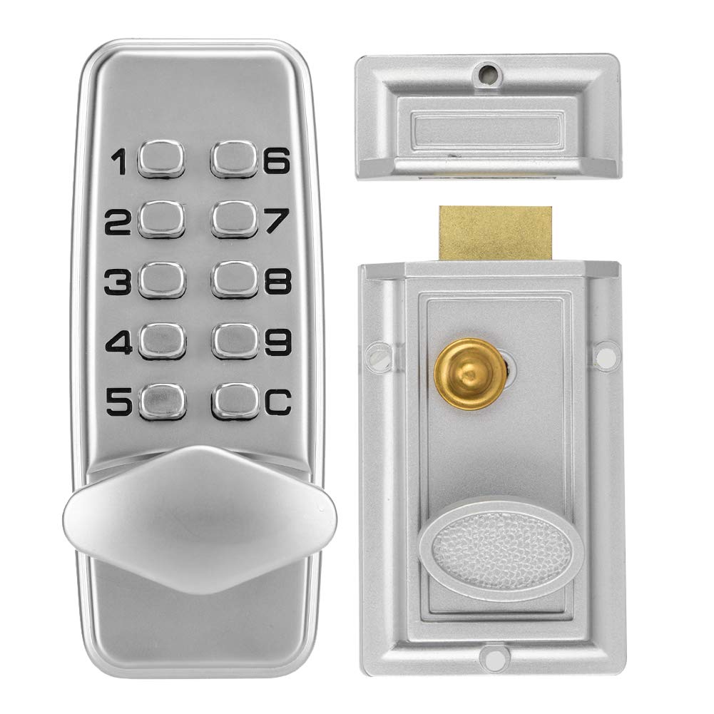 Shanbor 2-4 Digit Security Coded Lock - Mechanical Password Door Lock for Indoor & Outdoor Use | Home, Office, Garage & Shed Entry Protection