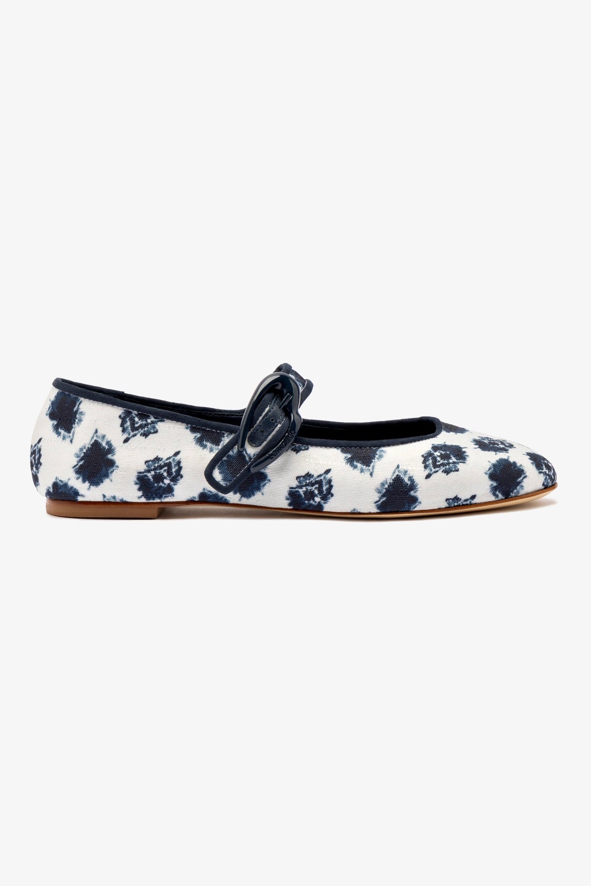 Larroudé x Jonathan Cohen Verona Ballet Flats in Tie-Dye Ocean Linen - Comfortable Women's Shoes for Work, Casual Outfits & Summer Fashion