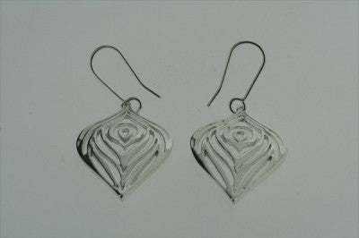 Sterling Silver Layered Bulb Earrings for Women - Elegant Dangle Earrings for Party, Wedding & Everyday Wear