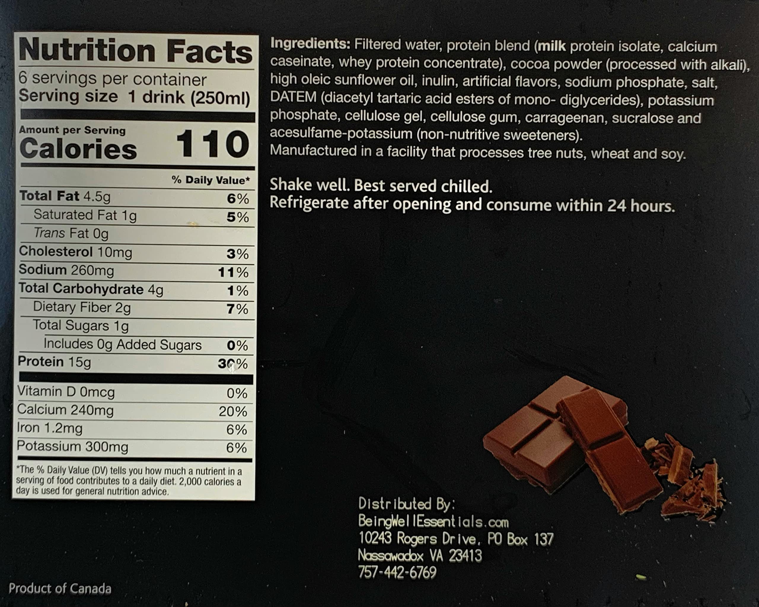 Proti King Anytime Ready to Drink Chocolate Protein Shake - 24 Servings for Muscle Recovery, Weight Management & On-the-Go Nutrition | Gym, Workout, Office & Travel Essential