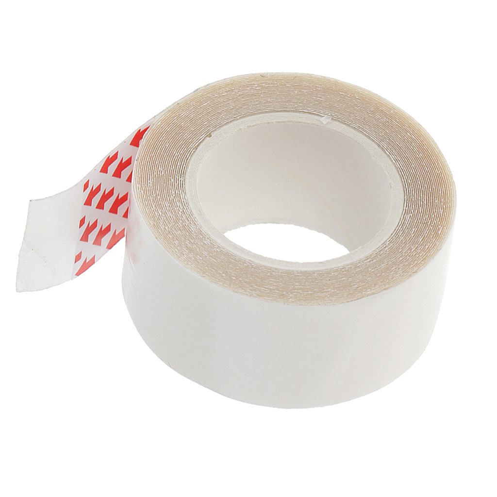 Fenteer Waterproof Double Sided Hair Tape Roll - Strong Hold for Toupees, Hairpieces & Clothing - Perfect for Wig Attachment, Costume Securing & Fashion Styling