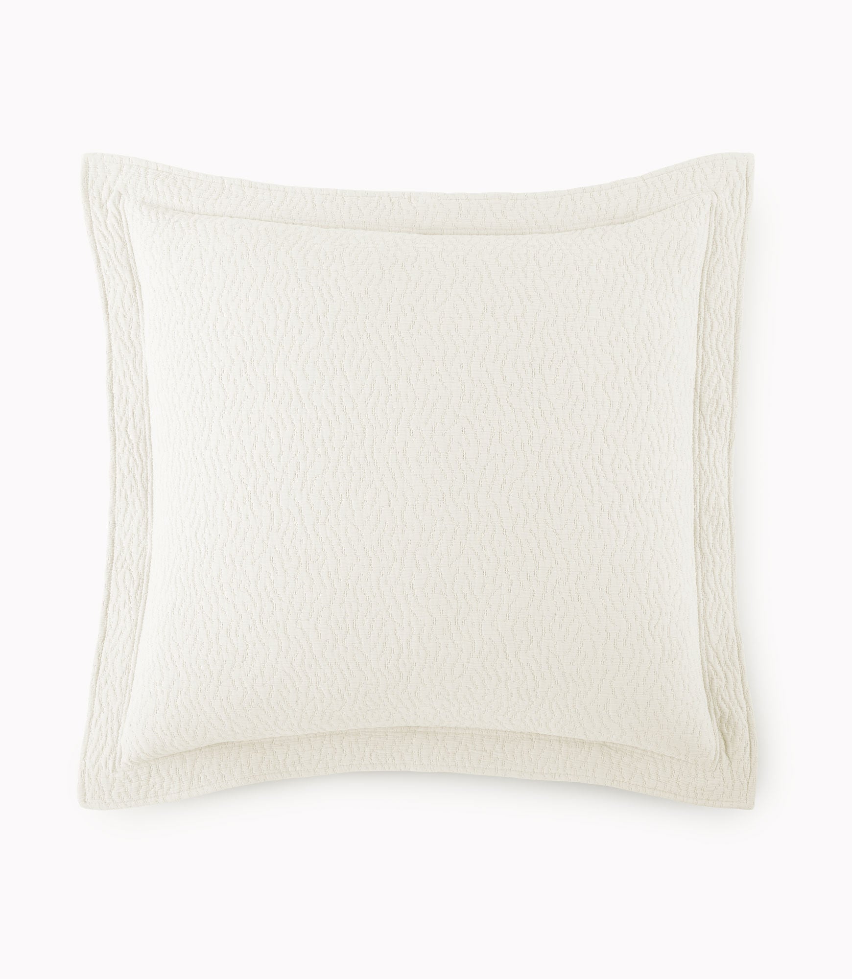 Luxury Mia Matelassé Sham - Premium Quilted Pillow Cover for Bedroom Decor - Elegant Home Textile for Master Bedroom, Guest Room & Hotel Styling