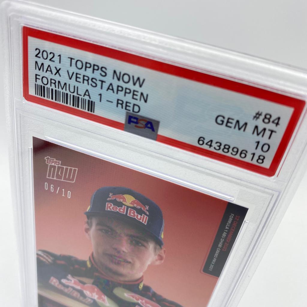 PSA 10 Graded 2006 Topps Max Verstappen #84 Rookie Card - Red Parallel - F1 Racing Collectible for Fans & Investors - Perfect for Display, Trading, and Memorabilia Collections