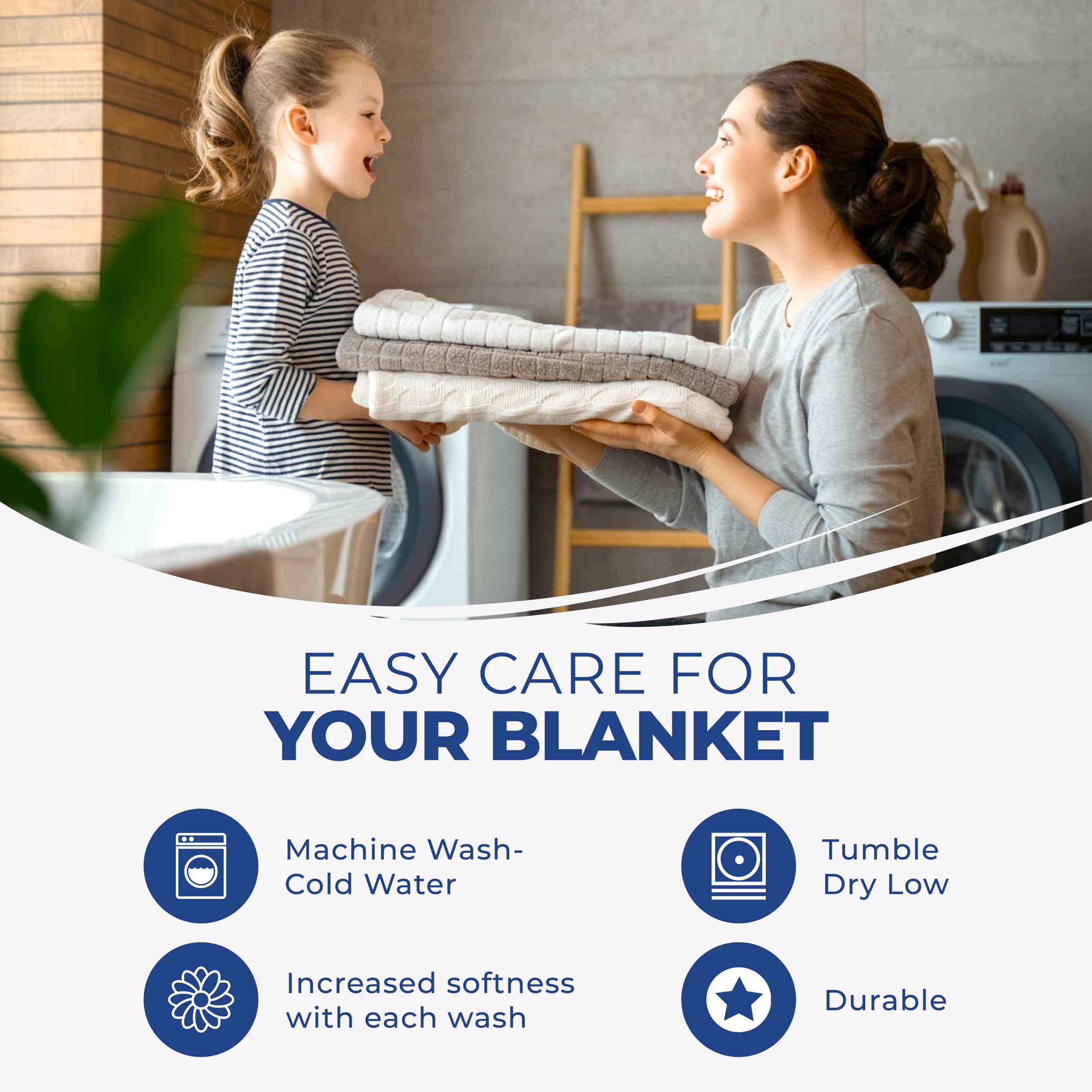 Soft Basketweave All-Season Cotton Bed Blanket & Sofa Throw - Lightweight Breathable Blanket for Bedroom, Living Room, Travel and Outdoor Use