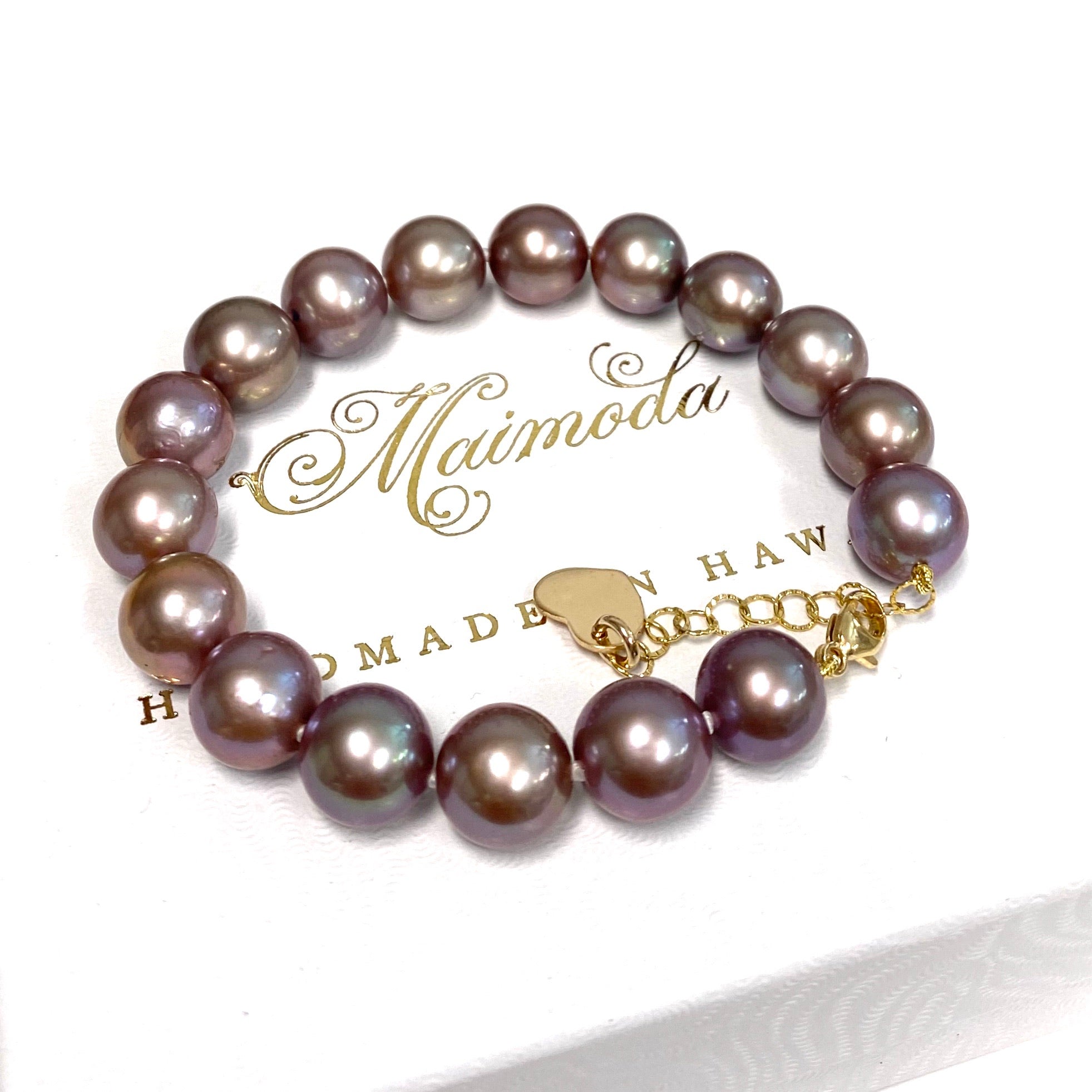 Lavender Edison Pearl Bracelet CORA (B458) - Elegant Jewelry for Women, Perfect for Weddings, Parties & Daily Wear
