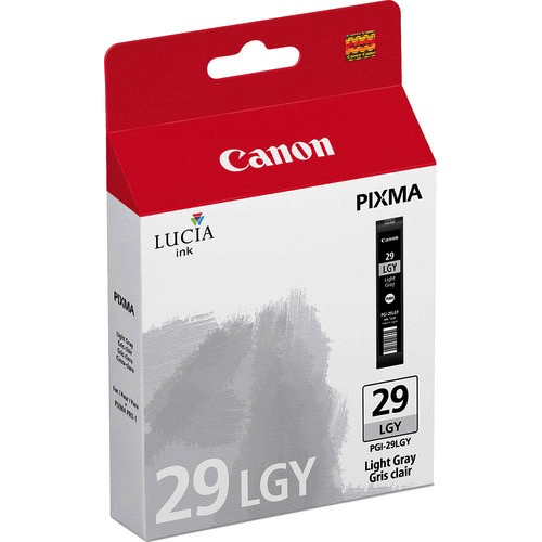 Canon PGI-29 Light Gray Ink Cartridge - Compatible with Select Canon Printers - High-Quality Printing for Home & Office Use