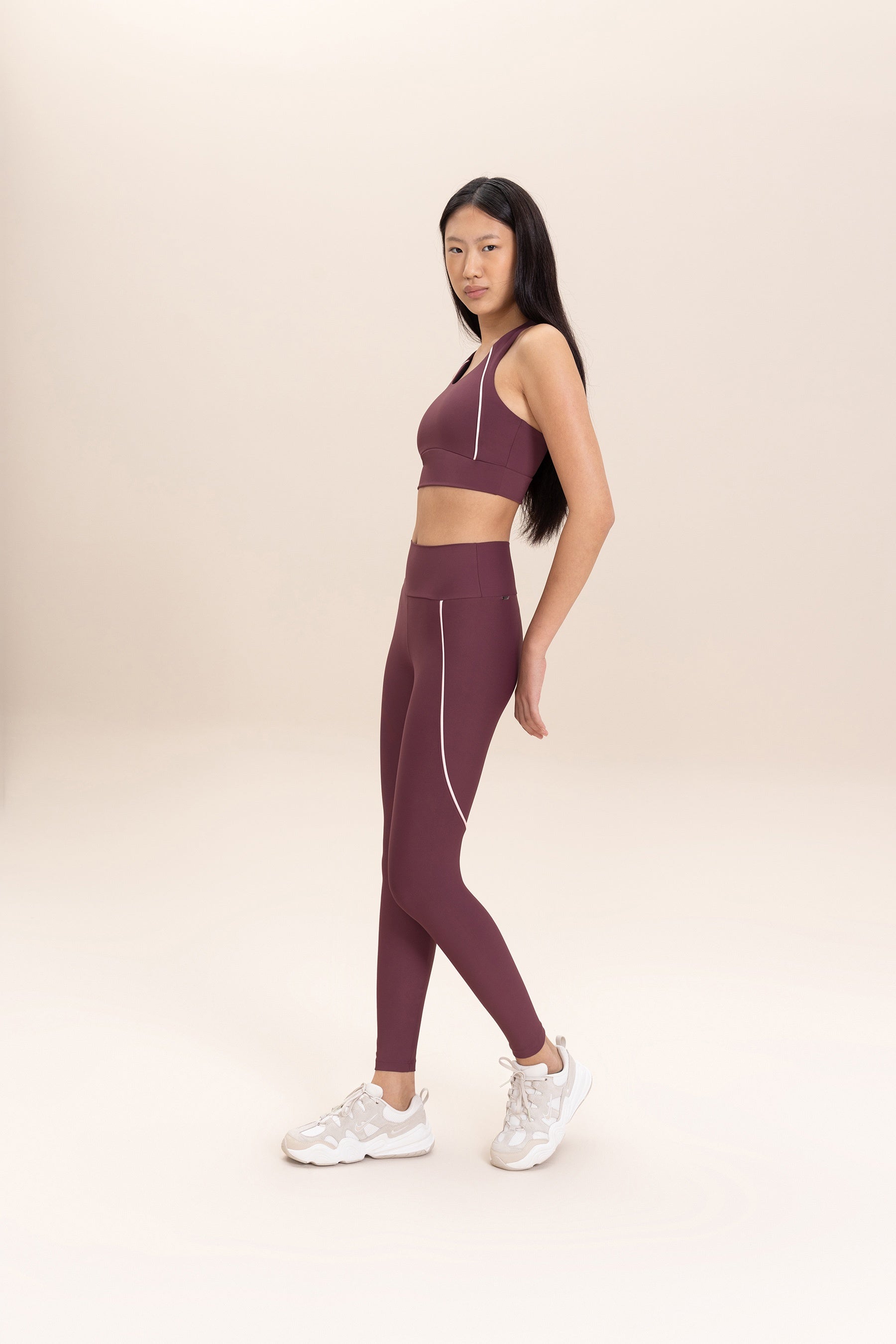 Sense Pro® High-Waisted Piping Leggings for Women - Yoga, Running & Workout - Comfortable & Stretchy Activewear for Fitness & Lounge