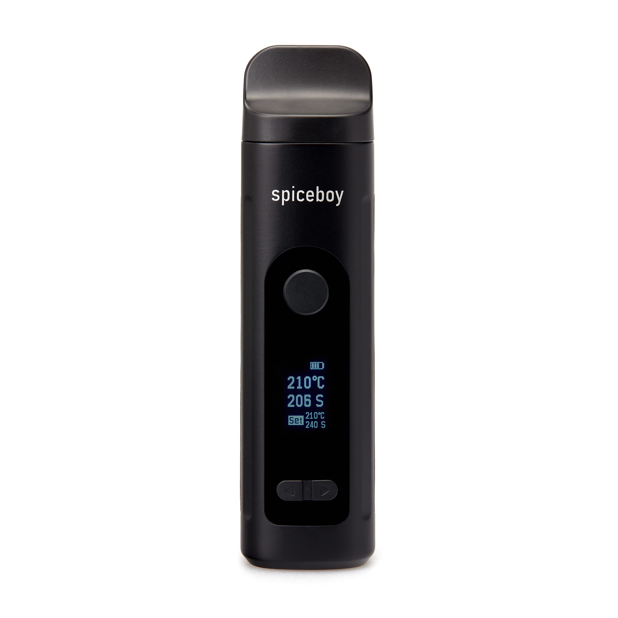 SPICEBOY® Herbal Vaporizer - Nicotine-Free, Dual Heat System, Precise Temperature Control, OLED Display & USB-C Charging - Perfect for Aromatherapy & Relaxation at Home or On-the-Go