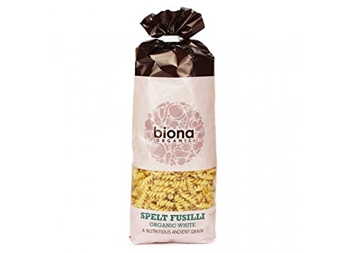Biona Organic Spelt Fusilli Pasta - 500g White Whole Grain | Healthy Italian Pasta for Vegan, Gluten-Free & Organic Diets | Perfect for Salads, Soups & Family Dinners