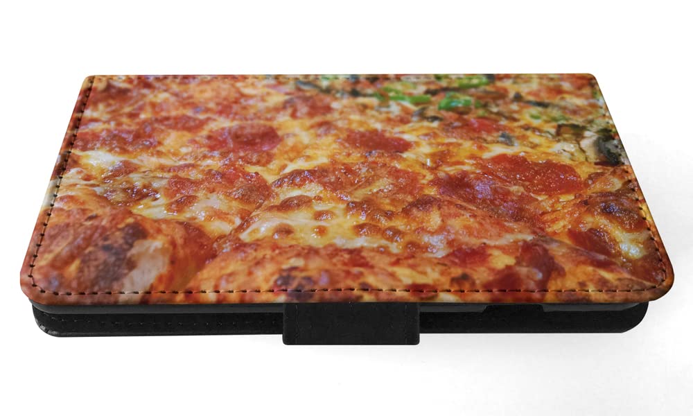 Traditional Italian Pizza Design #3 FLIP Wallet Phone Case for Apple iPhone X & iPhone Xs - Stylish Protective Cover for Everyday Use & Travel