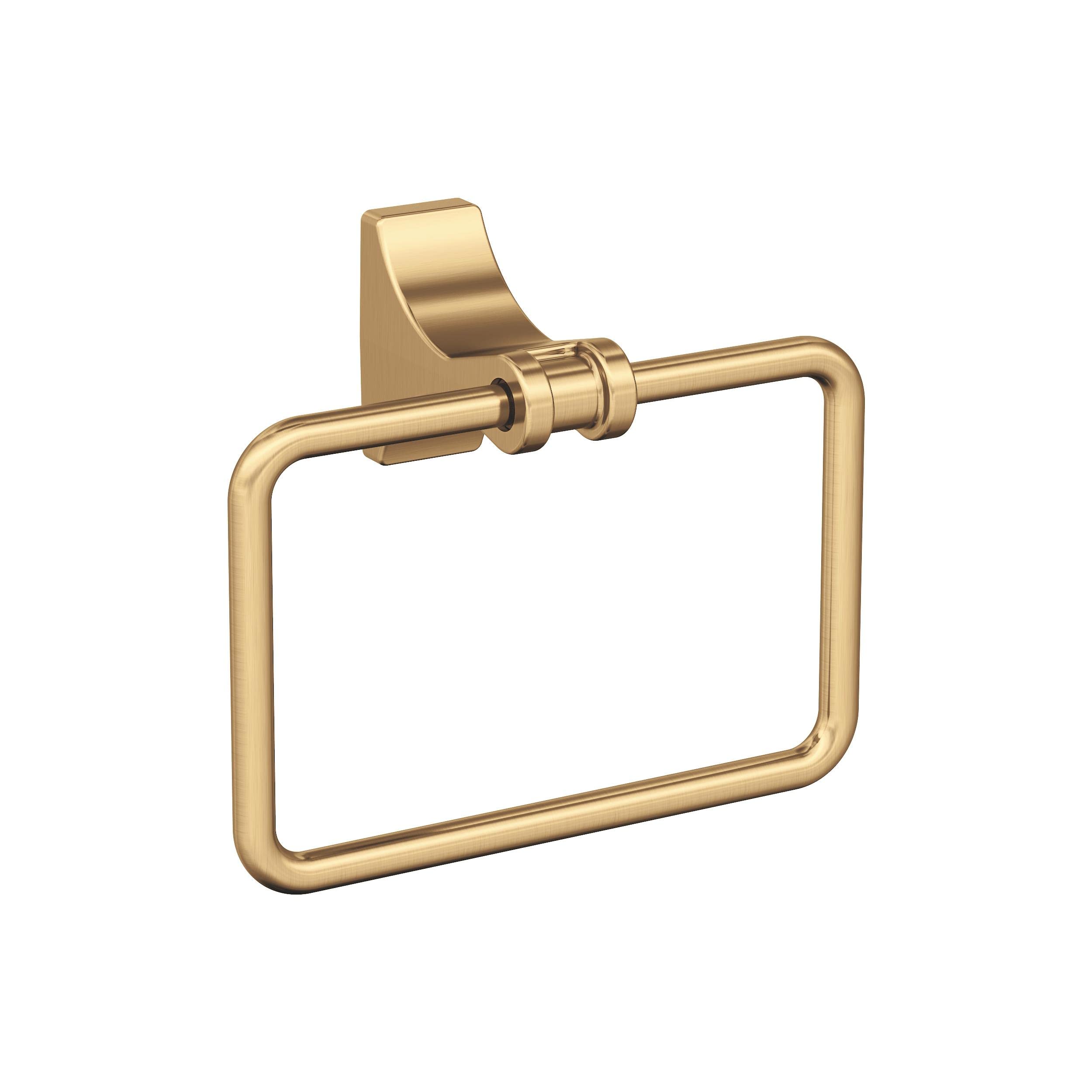 Amerock Davenport 5-Piece Bathroom Accessories Set in Champagne Bronze - Modern Vanity Organizer for Bathroom Countertop, Sink & Shower Decor