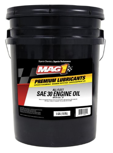 SAE 30 CF-SJ All Fleet Engine Oil - 5 Gallon Pail for Heavy-Duty Trucks, Construction Equipment & Agricultural Machinery | High-Performance Diesel Engine Lubricant