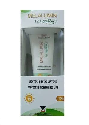 MELALUMIN Lip Lightener for Dark Lips - Brightening Lip Care Treatment for Hyperpigmentation | Perfect for Daily Use & Nighttime Lip Care Routine
