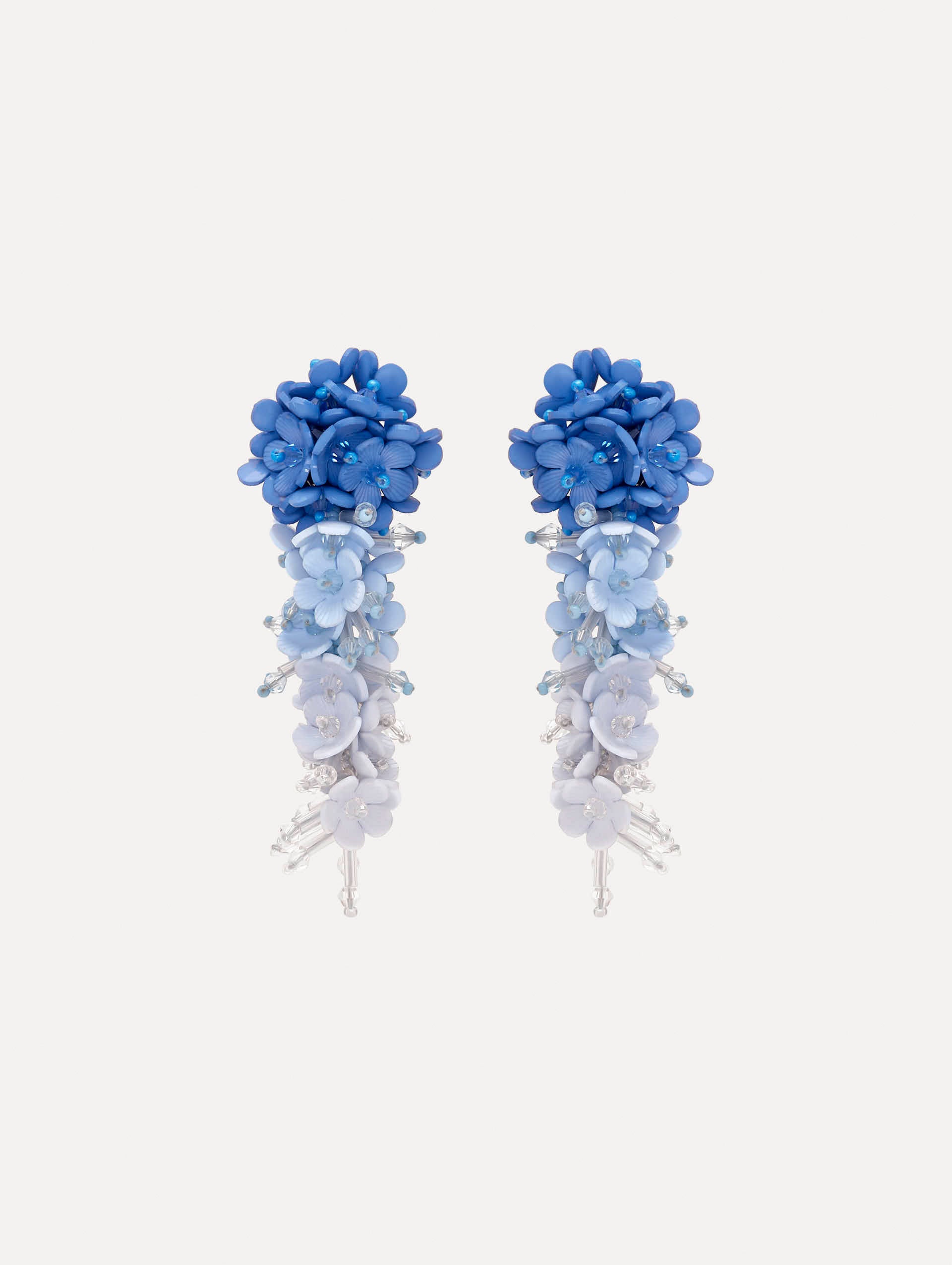 Elegant Flower Bouquet Clip-On Earrings for Women – Fashionable Floral Accessories for Parties, Weddings & Everyday Wear