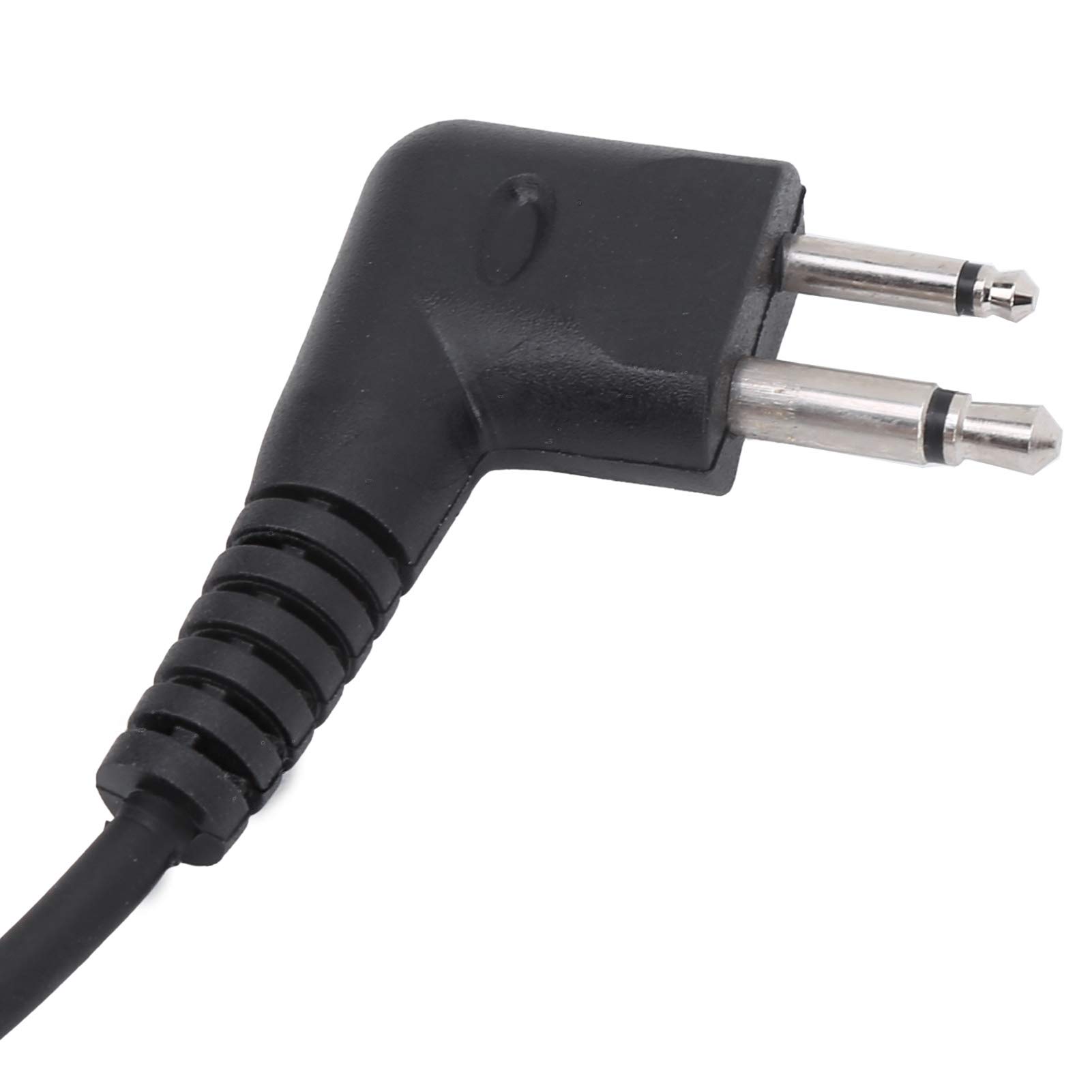 360° Rotating C-Shaped Walkie Talkie Earpiece - Secure Radio Headset for Two-Way Radios - Ideal for Security, Construction & Event Staff Communication