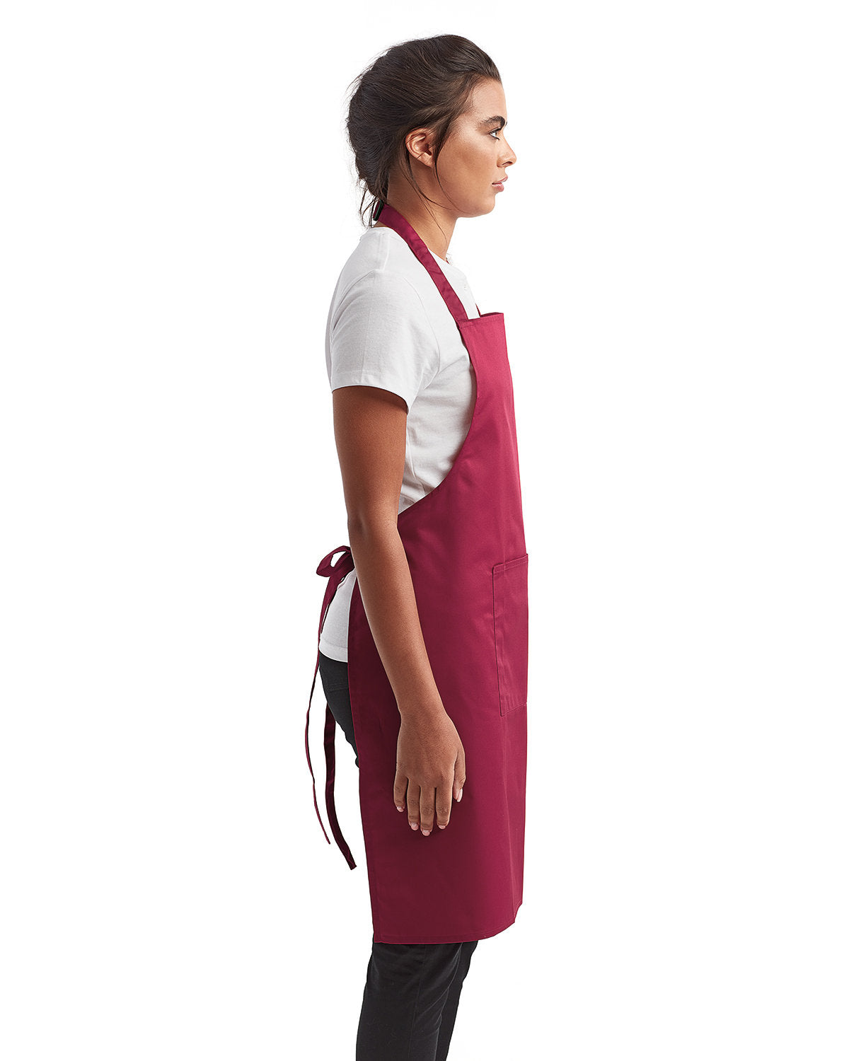 Reprime RP154 Unisex 'Colours' Recycled Bib Apron with Pocket - Eco-Friendly Kitchen & BBQ Apron for Cooking, Grilling, Baking & Crafting