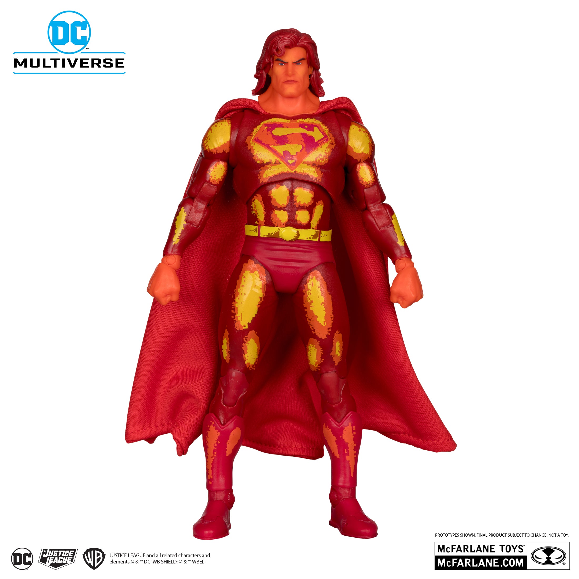 Superman Platinum Edition Justice League Task Force DC Multiverse 6-Inch Action Figure - Collect to Build Darkseid - Perfect for Display, Collection & Superhero Battles