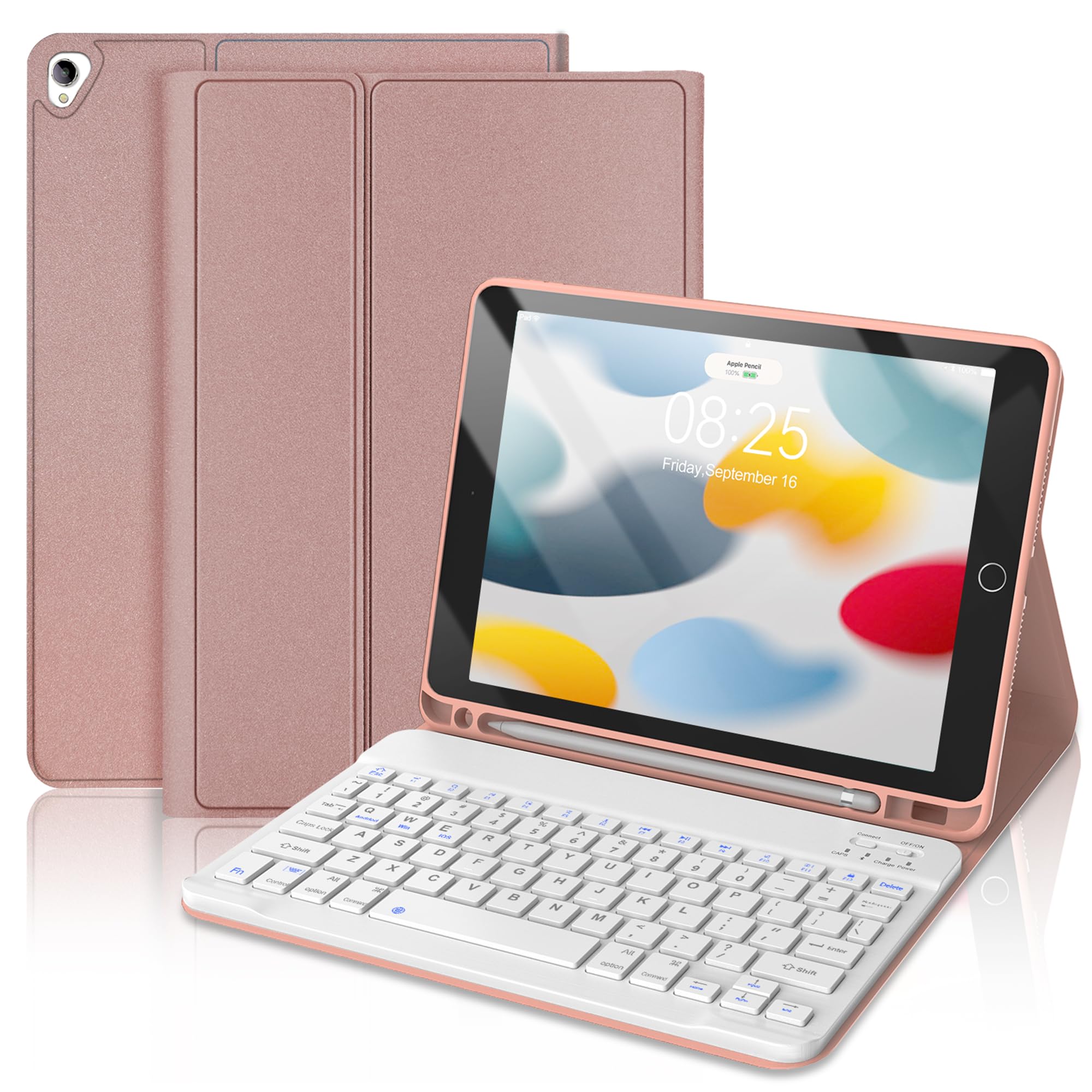 Premium Detachable Wireless Keyboard Case for iPad 9th/10.2