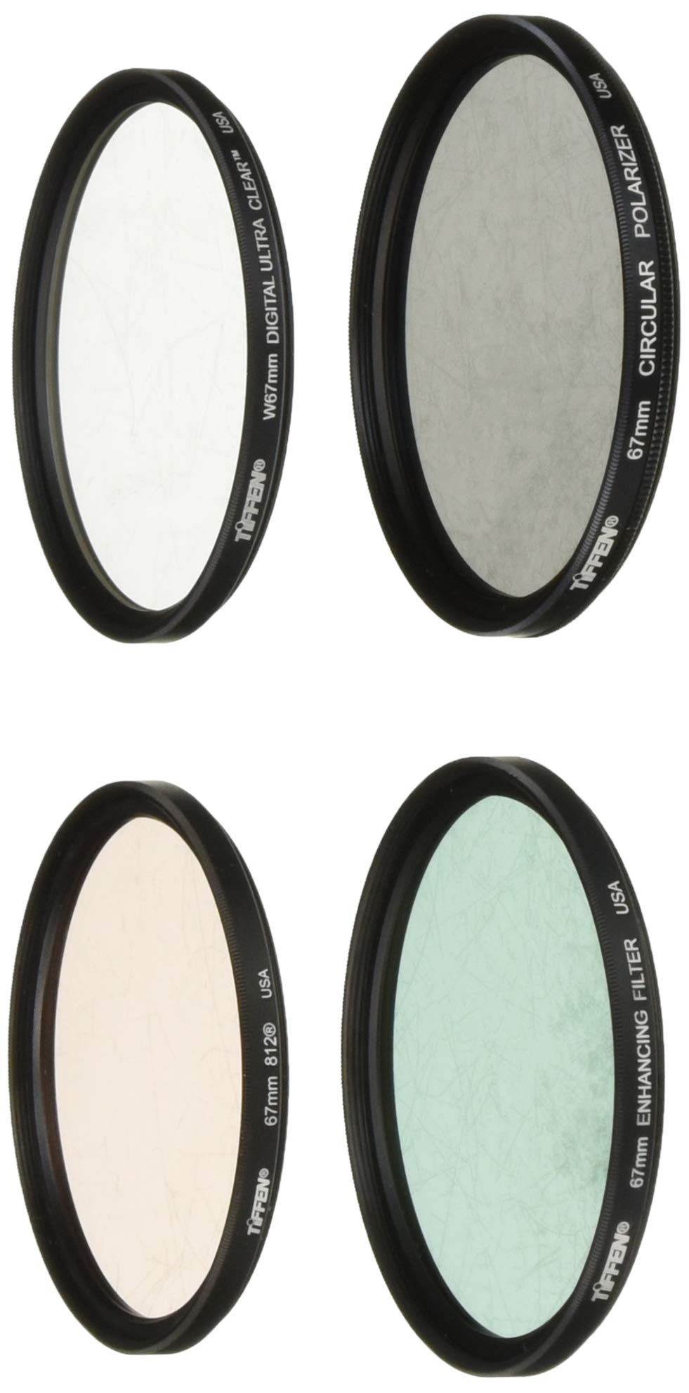 Tiffen 67mm Digital Enhancing Filter Kit - Professional Camera Lens Filter for DSLR & Mirrorless Cameras - Enhance Color & Contrast for Landscape, Portrait & Travel Photography
