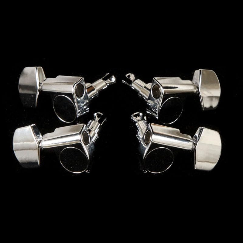 Taylor GS Mini Bass Tuners Chrome - Premium Guitar Tuners for Acoustic & Electric Bass Guitars | Perfect for Live Performances, Studio Recording & Practice Sessions