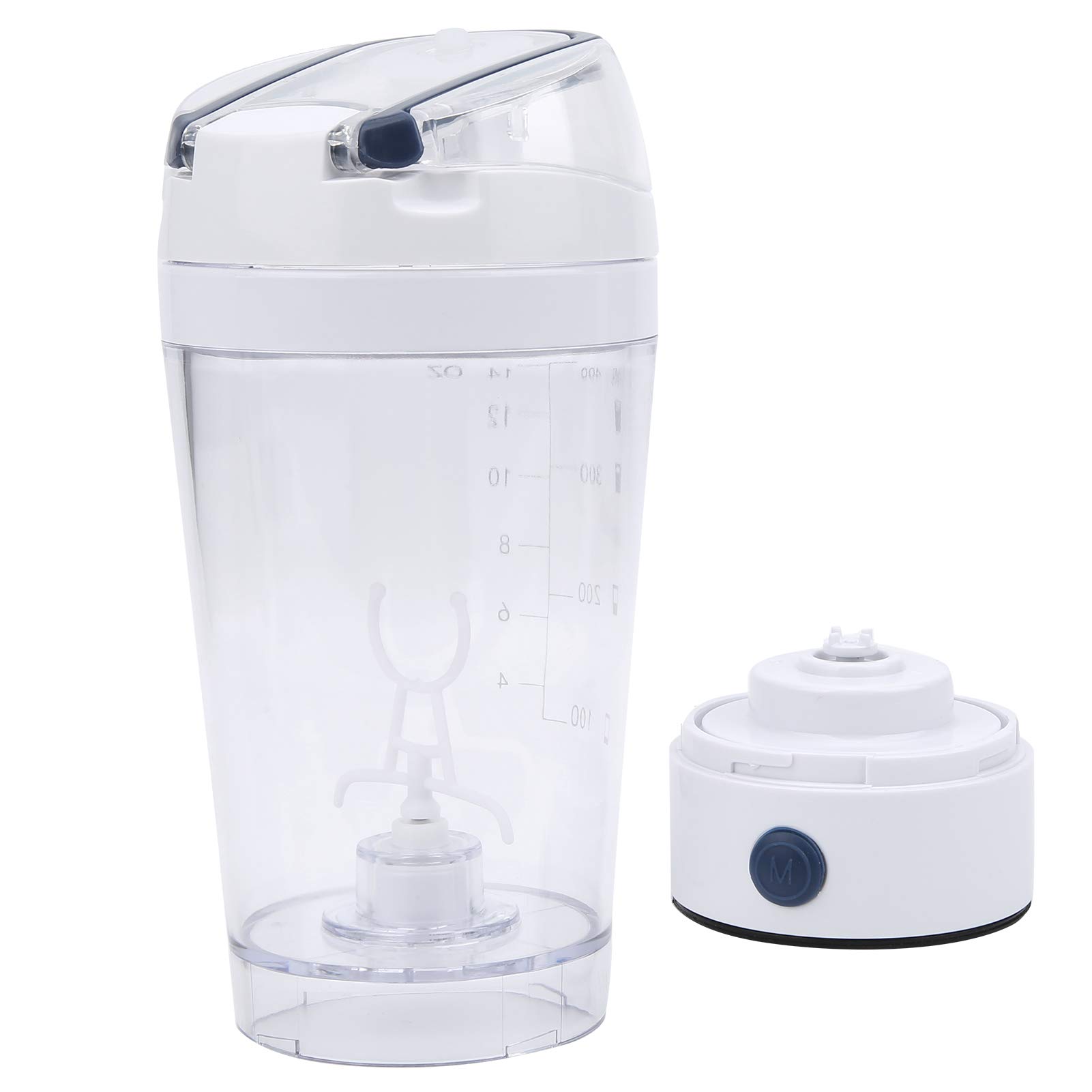 Electric Protein Shaker Bottle - Automatic Blender Bottle for Protein Powder, Coffee, Milkshakes & Cocktails | Portable Mixing Cup for Gym, Workout & Travel | BPA-Free & Leak-Proof Design