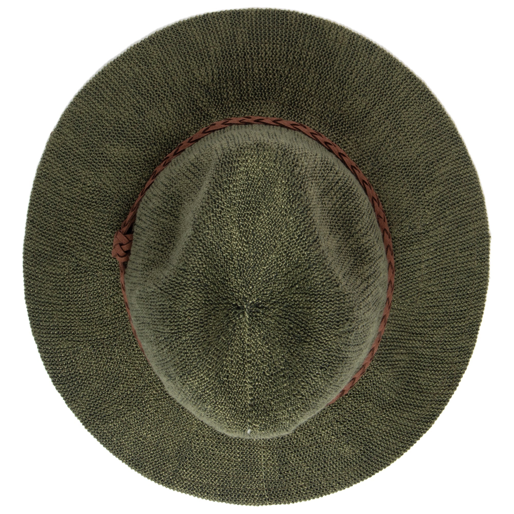 Women's Knit Fedora Hat - Any Day Fedora (KNH8008) - Stylish Winter Beanie for Outdoor Activities & Fashion Accessories