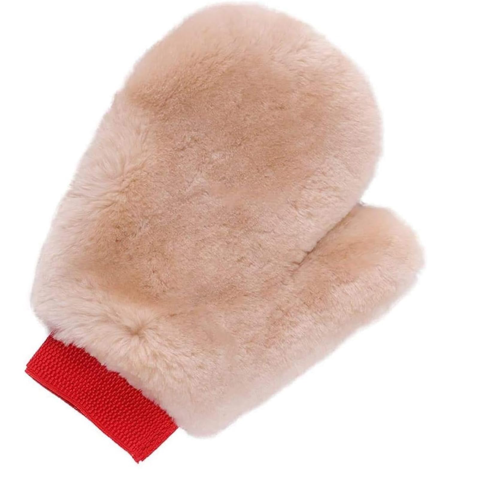 Gracefur Ultra-Soft Double-Sided Sheepskin Car Wash Mitt - Scratch-Free Detailing Lambswool Gloves for Cars, Trucks & SUVs (Extra Large, Pink) - Gentle Hand Wash & Wax Application