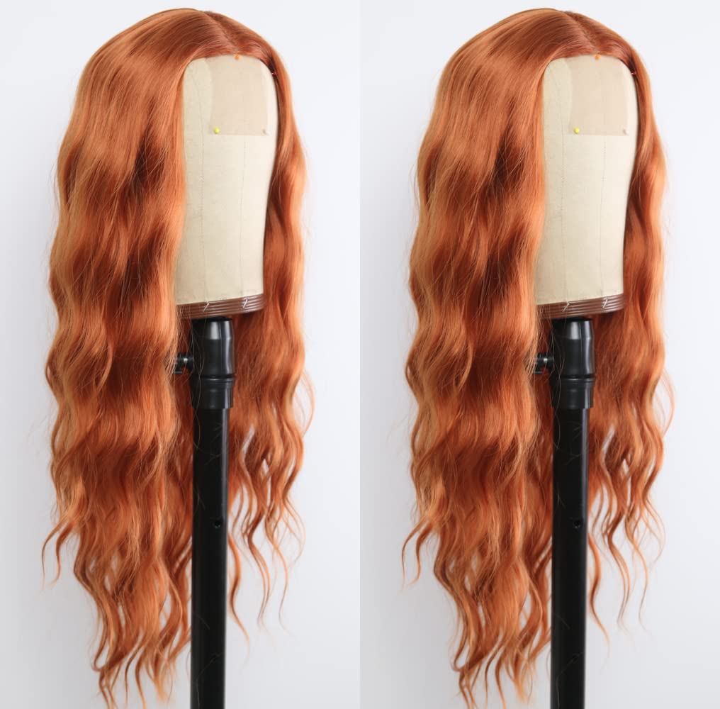 Ginger Orange Lace Front Wigs 24