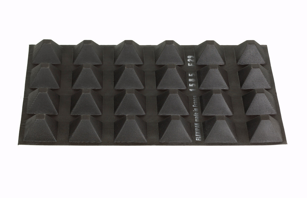 Flexipan Pyramid Silicone Mold - 24 Cavity Baking Forms for Cakes, Chocolate & Desserts | Perfect for Home Bakers & Professional Chefs