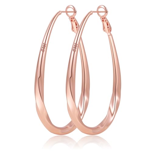 Rose Gold Hoop 36mm
