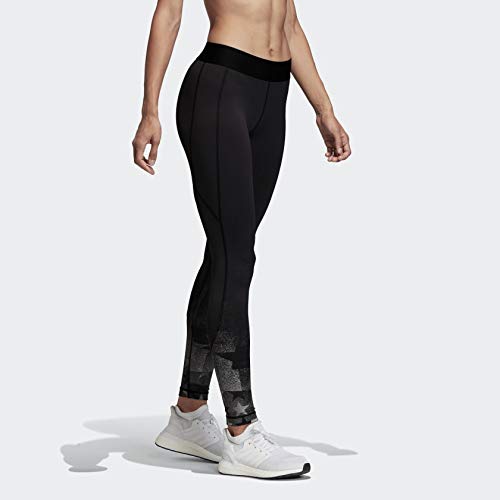 Adidas Women's USA Volleyball Performance Long Tights - High-Waisted Compression Leggings for Training, Gym & Sports - Moisture-Wicking & Breathable Workout Pants for Volleyball, Yoga & Running