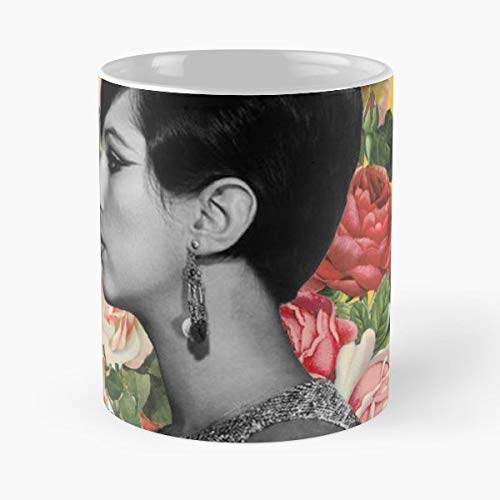 Barbra Streisand Music Themed 11 Oz Ceramic Novelty Coffee Mug - Funny Gift for Fans, Collectors & Music Lovers - Perfect for Home, Office Use or Birthday Presents