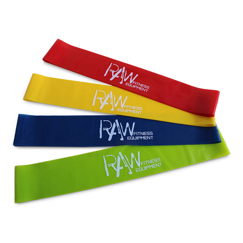 Resistance Bands for Glutes & Legs Workout - 4 Pack Set of Micro Booty Bands - Perfect for Home Gym, Yoga, Pilates & Physical Therapy