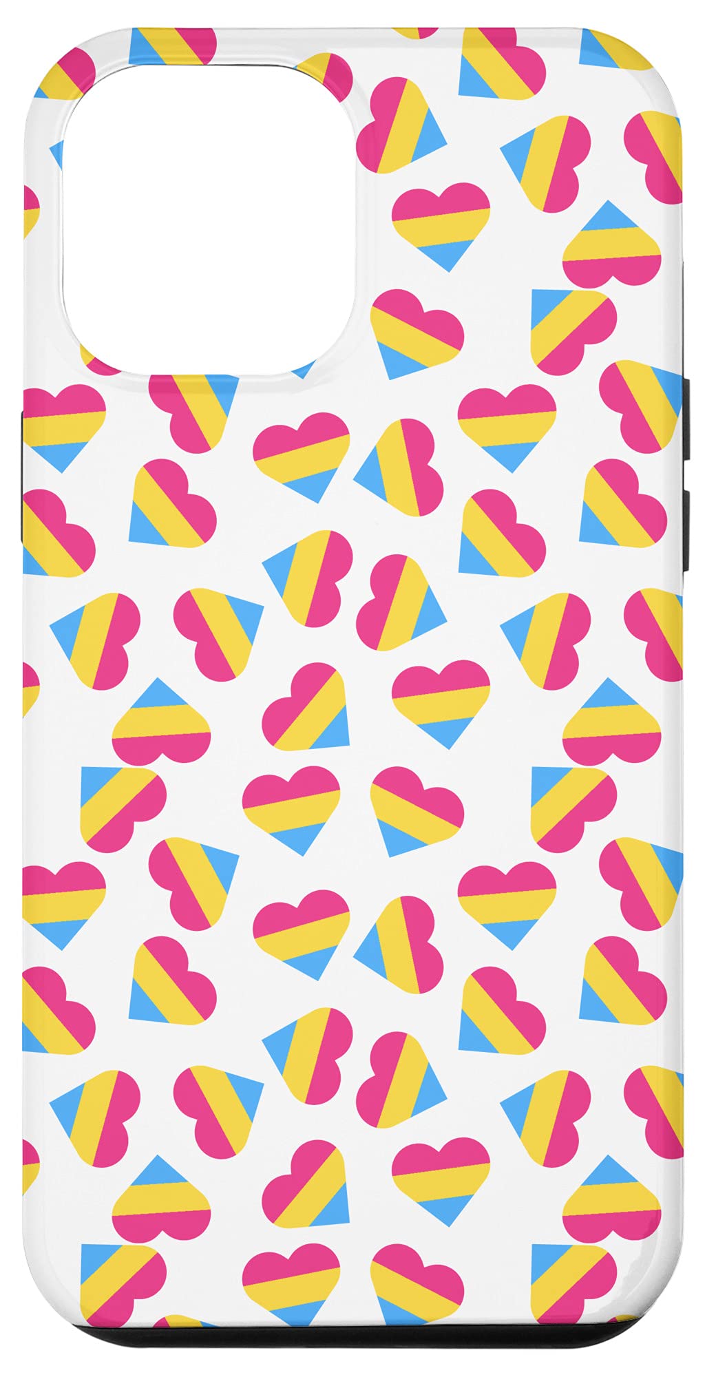 iPhone 12 Pro Max Case - Rainbow Pan Pride LGBTQ+ Pansexual Protective Cover - Perfect for Pride Month Celebrations & Everyday Use