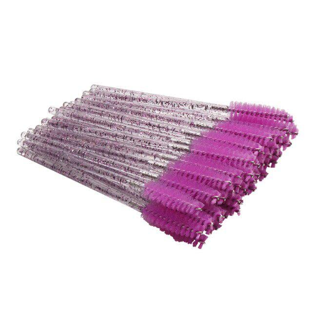 Osceola Eyelash & Eyebrow Brush Set - 50pcs Multicolor Mascara Stick & Eyelash Extension Applicator Kit - Perfect for Professional Makeup Artists & DIY Beauty Enthusiasts