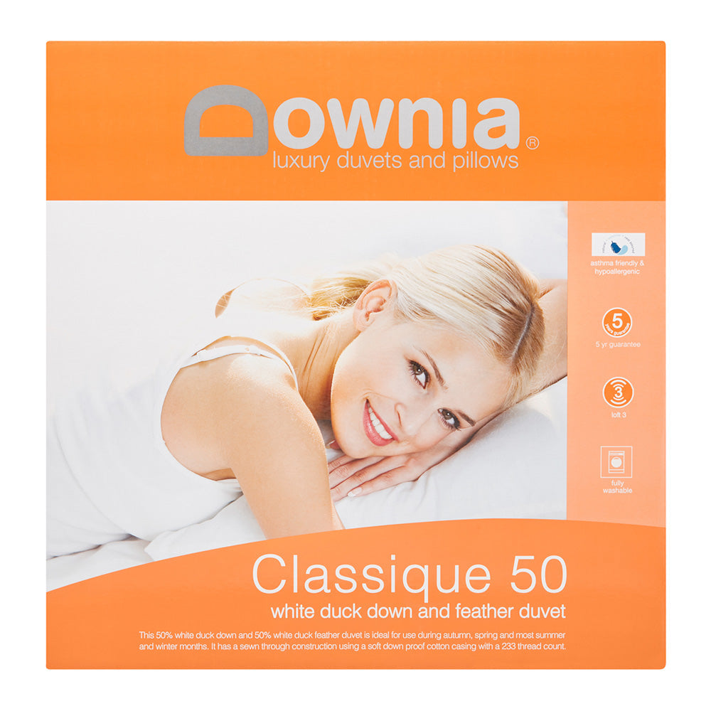 Classique 50 Collection Premium Down & Feather Quilt - King Size Bedding | Luxury Warmth for Winter Nights & Cozy Bedroom Decor