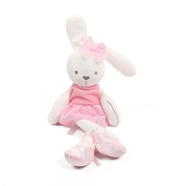 Miss Wabbitt Plush Bunny Stuffed Animal Toy - Super Soft Cuddly Rabbit with Priority Shipping - Perfect for Kids' Bedtime, Nursery Decor & Easter Gift Giving