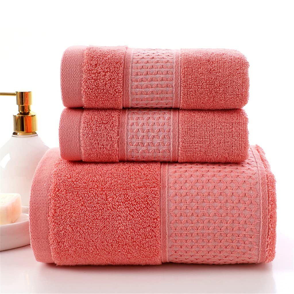 Premium 100% Cotton Bath Towel Set - Ultra Soft & Highly Absorbent Shower, Bath & Beach Towels (3-Piece Set, Green) - Perfect for Spa, Pool & Coastal Getaways