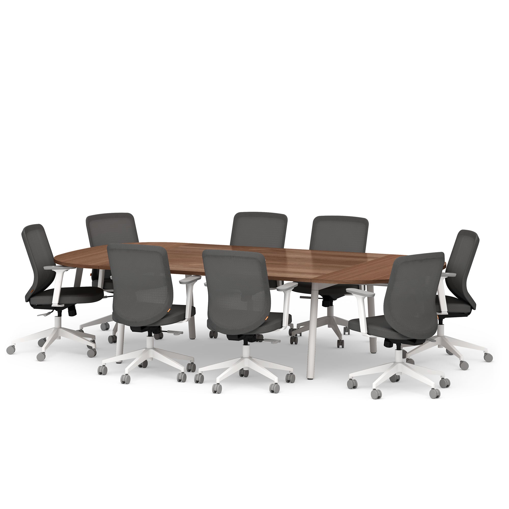 Series A Scale Racetrack Conference Table - Modern Office Meeting Table for Boardrooms & Executive Offices - Perfect for Corporate Meetings, Team Collaboration & Professional Workspaces