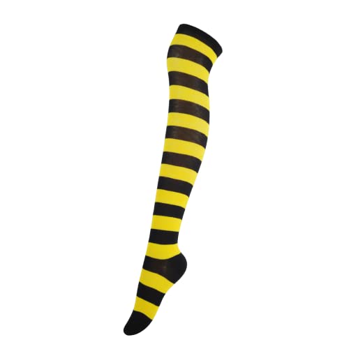 1 Pair - Yellow and Black Stripes