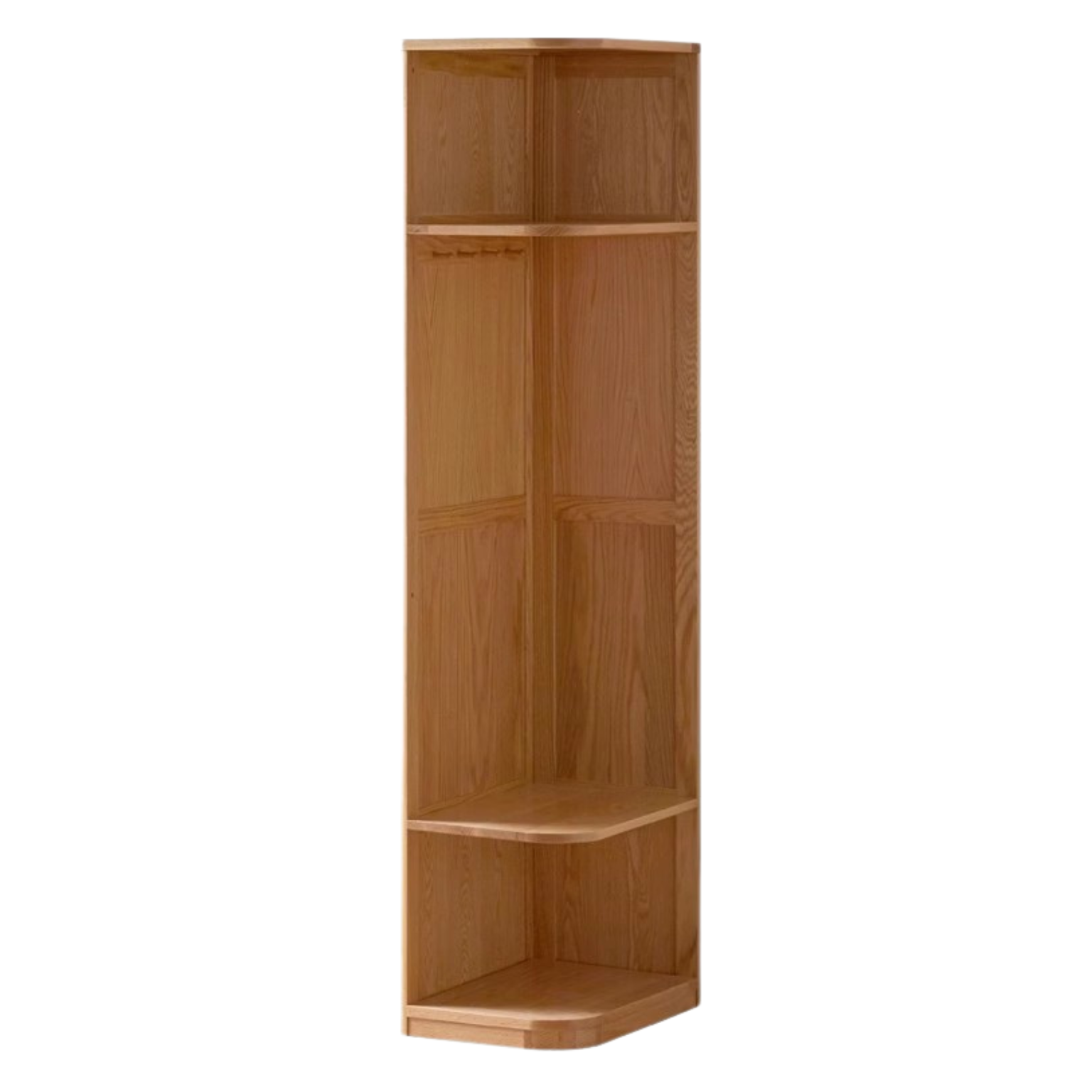 Solid Oak Wood Sliding Door Wardrobe - Durable & Stylish Closet Storage for Bedroom, Living Room, and Office Organization