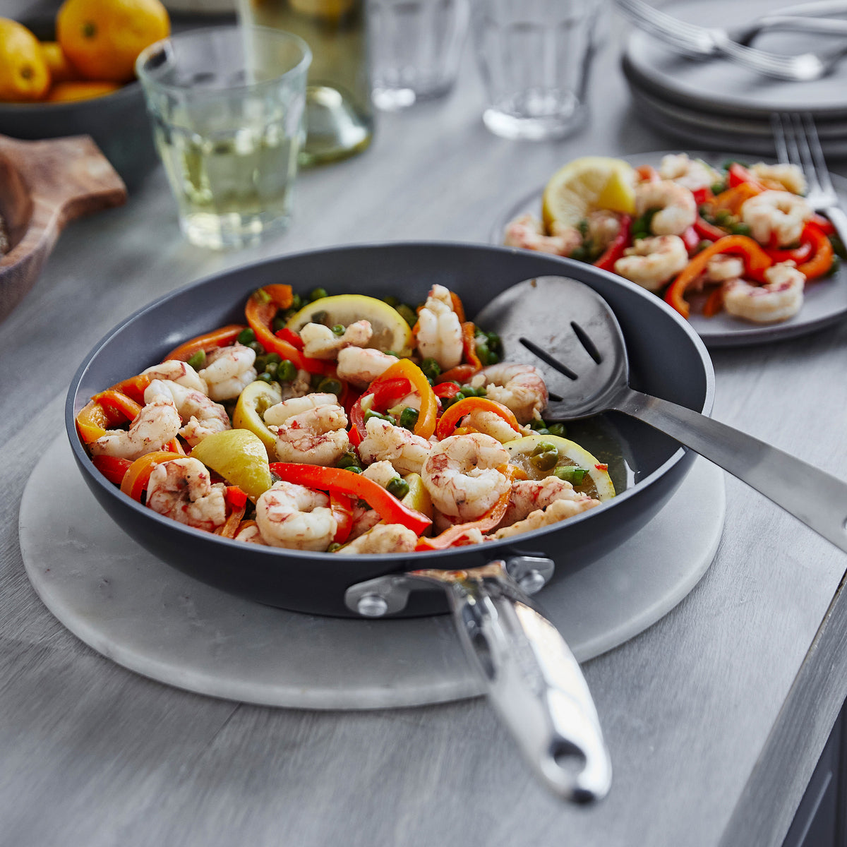 Valencia Pro Ceramic Nonstick 10-Inch Frying Pan - PFOA Free, Healthy Cooking for Eggs, Pancakes & Stir Fry - Perfect for Gas, Electric & Induction Stovetops