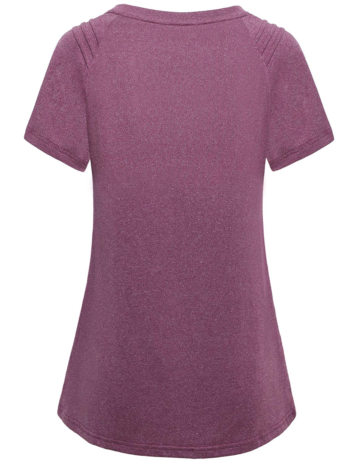 Fast Drying Women's Yoga Tops - Moisture Wicking Workout Shirts for Pilates, Gym & Running | MISS FORTUNE Athletic Wear