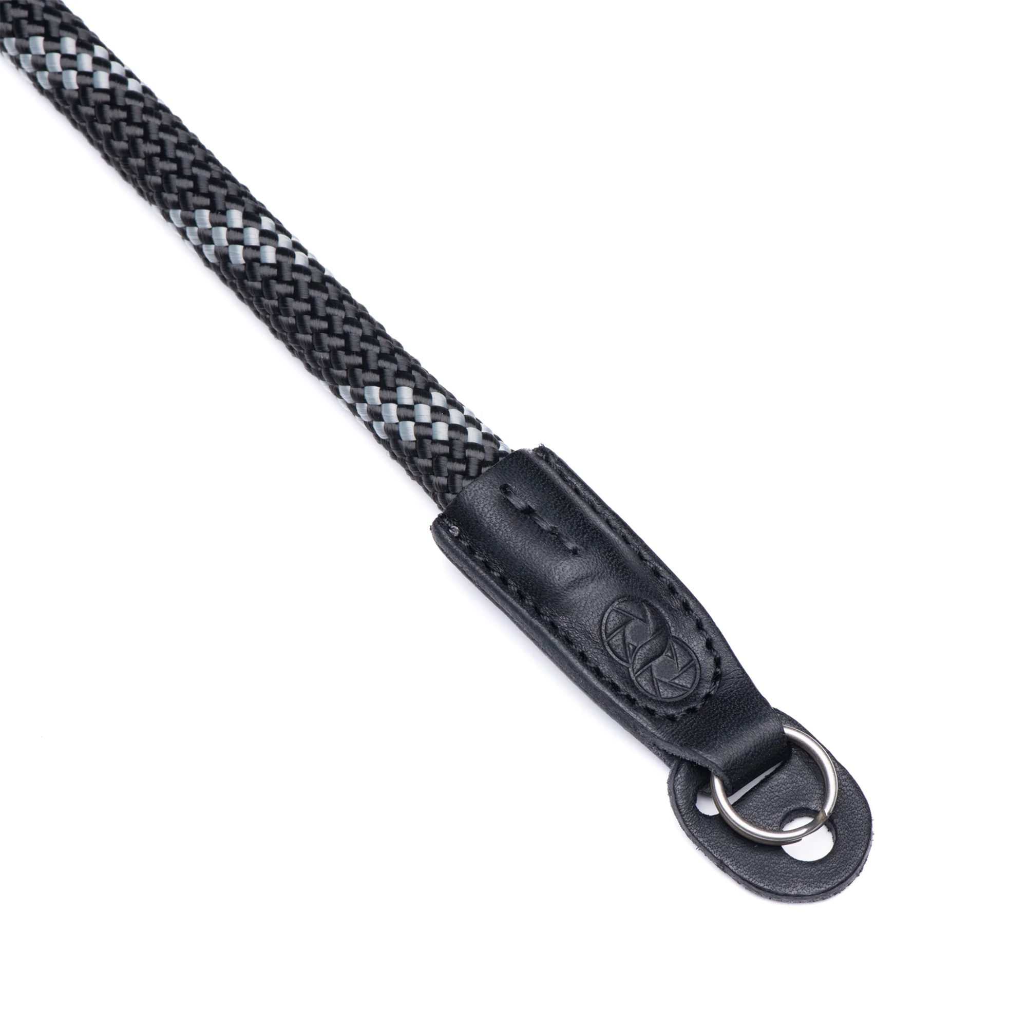 Cooph Rope Camera Strap with Split Ring - 45.3 Inch (115cm) Adjustable Neck Strap for DSLR & Mirrorless Cameras - Durable Duotone Charcoal Design - Perfect for Travel, Hiking & Photography Enthusiasts