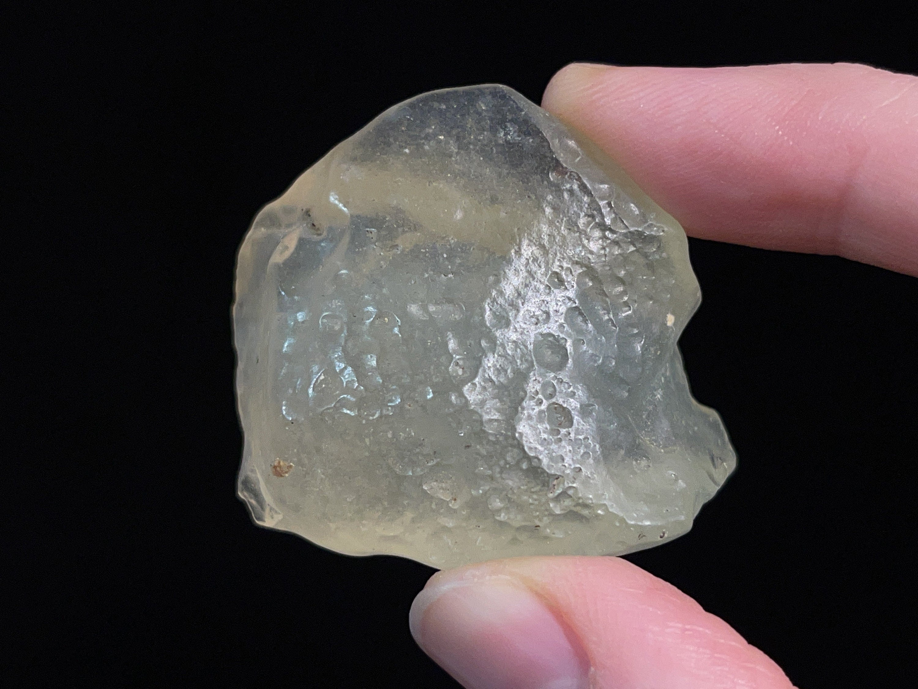 Natural Libyan Desert Glass Raw Crystal - Rare 2A Grade 24.1g - Metaphysical Healing Stones for Meditation & Energy Work - Authentic Collectible Mineral Specimen for Spiritual Healing & Chakra Balancing