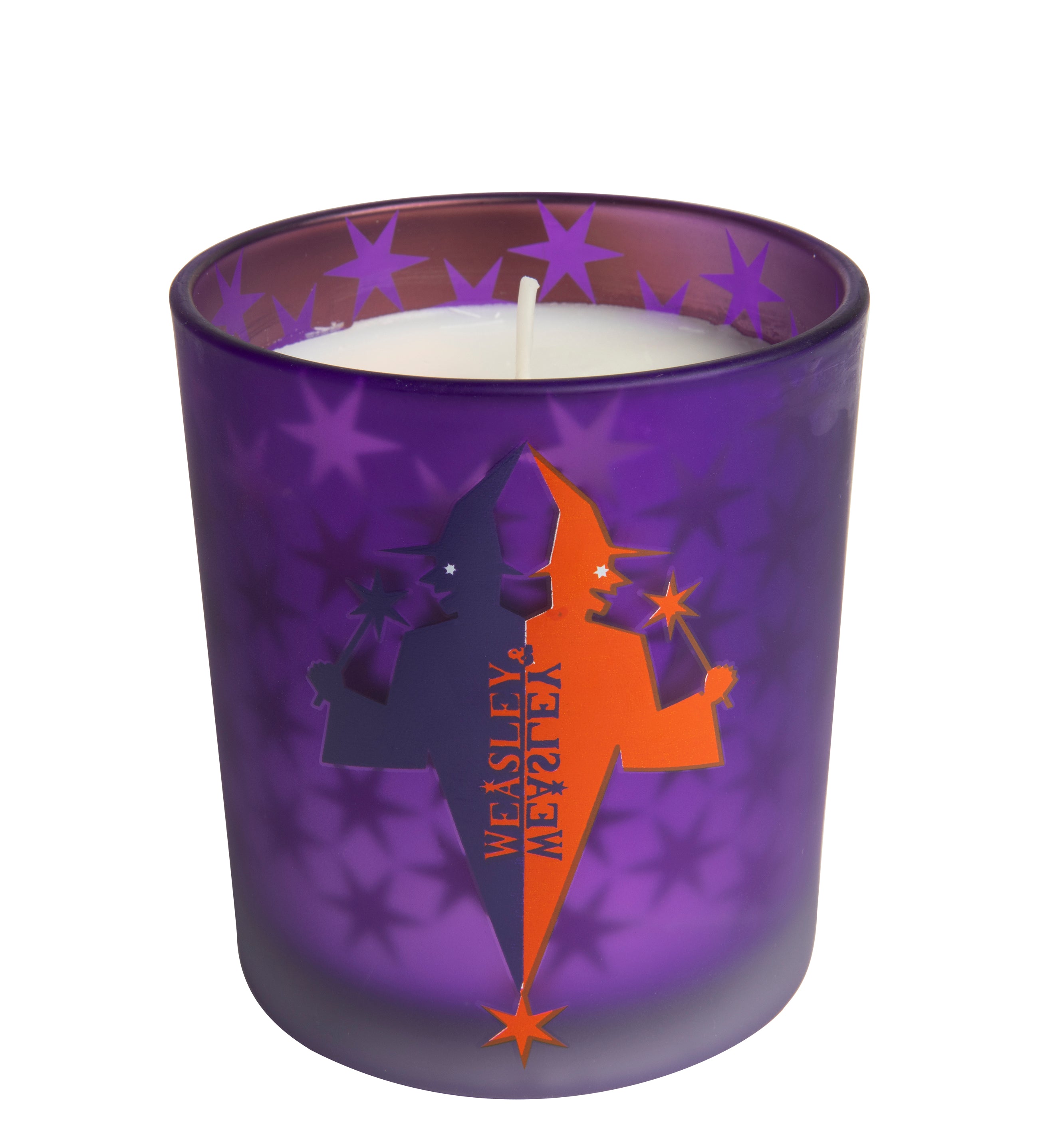 Harry Potter Weasleys' Wizard Wheezes Glass Candle - Magical Collectible Gift for Fans, Home Decor & Party Lighting - Perfect for Harry Potter Themed Rooms, Birthday Gifts & Cozy Ambiance
